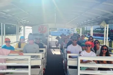 a group of people sitting at a table