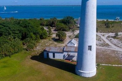 small tower near a body of water